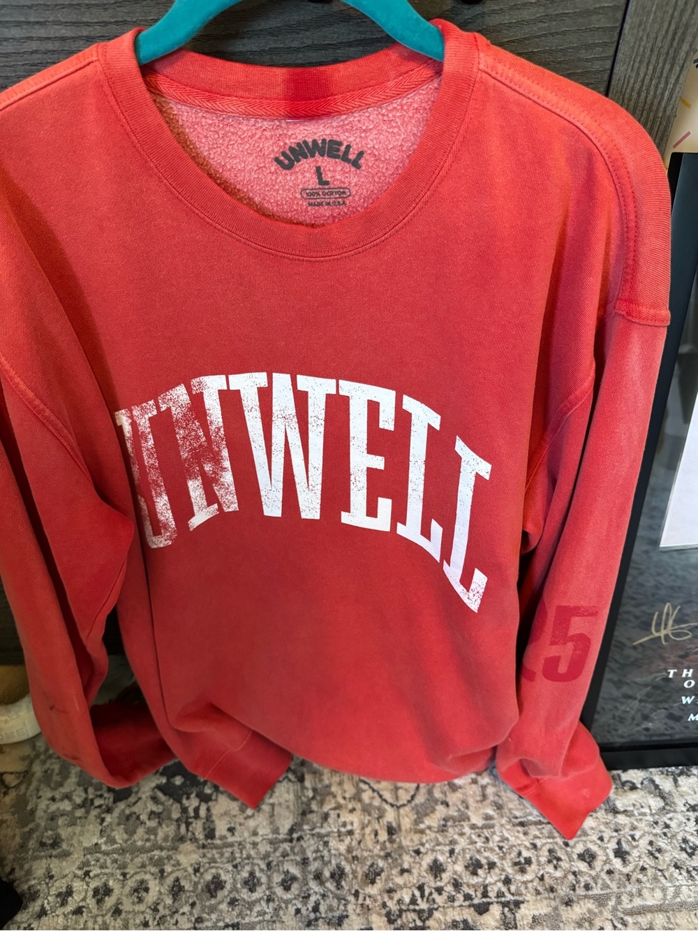 Alex Cooper UNWELL Red Crewneck Sweatshirt